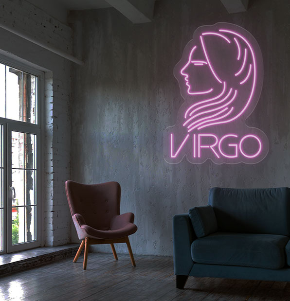 Virgo Neon Sign